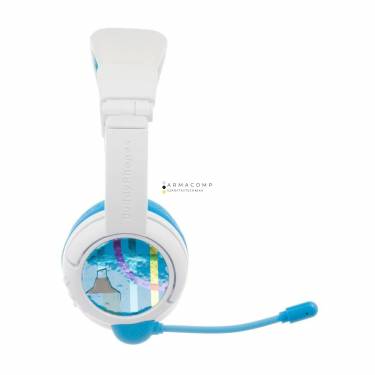 BuddyPhones School+ Wireless Bluetooth Headset for Kids Blue