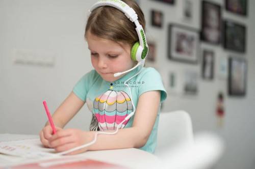 BuddyPhones School+ Headset for Kids Green