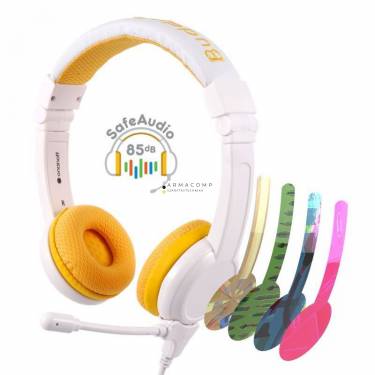 BuddyPhones School+ Headset for Kids Yellow