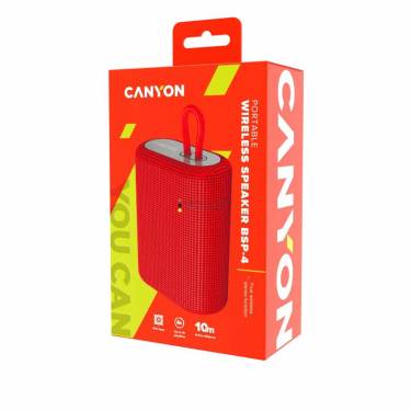 Canyon BSP-4 Bluetooth Wireless Speaker Red