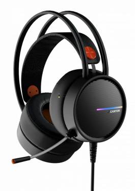 Canyon CND-SGHS8A Interceptor Gaming headset Black/Orange