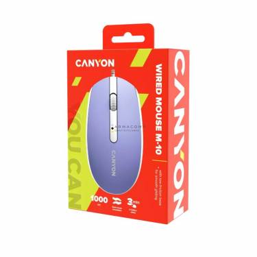 Canyon CNE-CMS10ML wired mouse Mountain Lavender