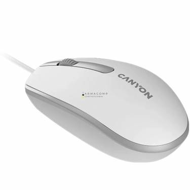 Canyon CNE-CMS10WG wired mouse White/Grey