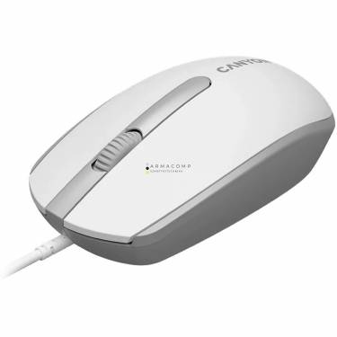 Canyon CNE-CMS10WG wired mouse White/Grey