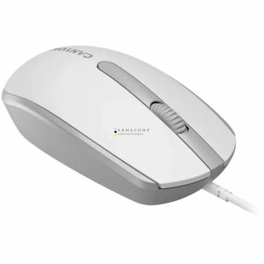 Canyon CNE-CMS10WG wired mouse White/Grey