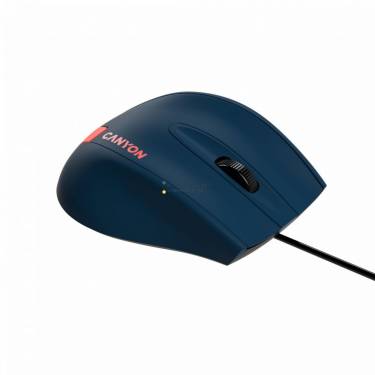 Canyon CNE-CMS11BR Wired mouse Navy/Red