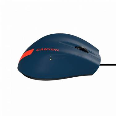 Canyon CNE-CMS11BR Wired mouse Navy/Red