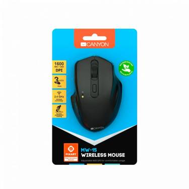 Canyon CNE-CMSW15B Convenient Wireless mouse Black