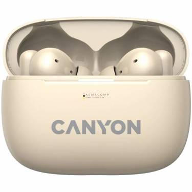 Canyon TWS-10 ANC+ENC Bluetooth Headset Beige