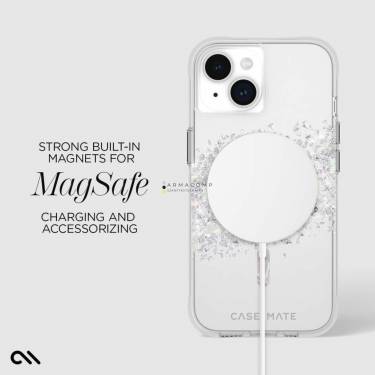 Case-Mate iPhone 15 case Karat Touch of Pearl MagSafe