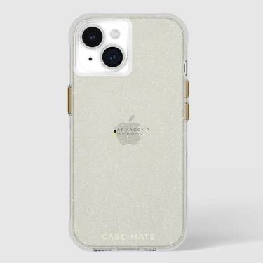 Case-Mate iPhone 15 case Sheer Crystal Gold