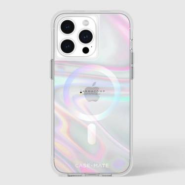 Case-Mate iPhone 15 Pro Max case Soap Bubble MagSafe