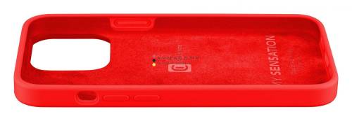 Cellularline Protective silicone cover Sensation for Apple iPhone 13 red