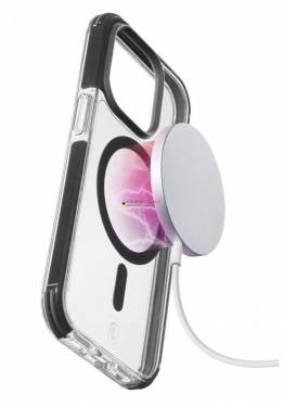 Cellularline Tetra Force Strong Guard Mag with Magsafe support for Apple iPhone 15, transparent