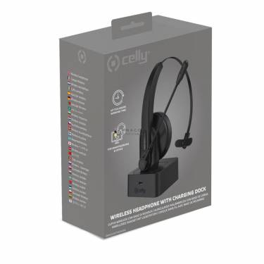 CELLY Smartworking Wireless Headphone Black