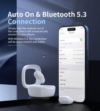 Choetech  BH-T23 LuminaCube ENC TWS Bluetooth Headset White