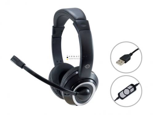 Conceptronic  POLONA01B Headset Black