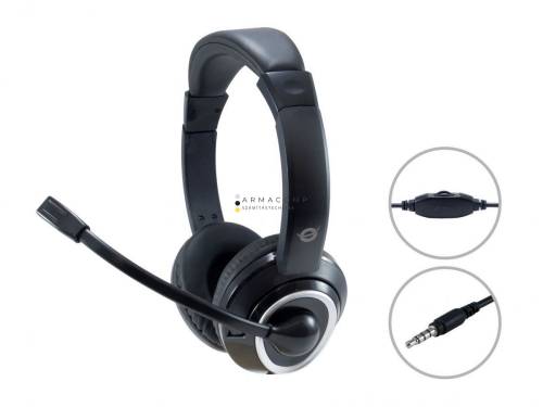 Conceptronic  POLONA02B Headset Black