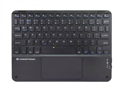 Conceptronic  TOBIN01BUS Bluetooth Touchpad Keyboard Black US