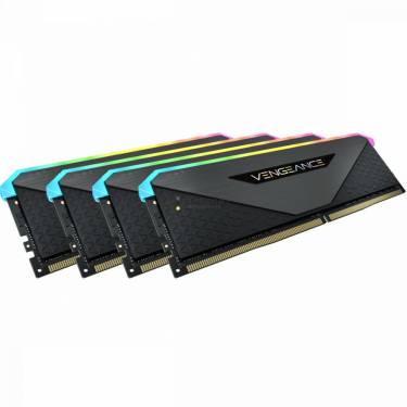 Corsair 128GB DDR4 3200MHz Kit(4x32GB) Vengeance RGB RT Black