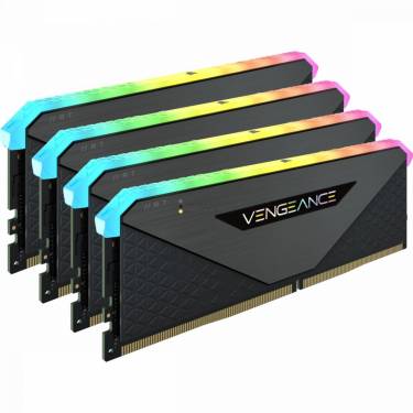 Corsair 128GB DDR4 3200MHz Kit(4x32GB) Vengeance RGB RT Black