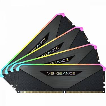 Corsair 128GB DDR4 3200MHz Kit(4x32GB) Vengeance RGB RT Black