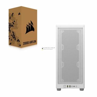 Corsair 2000D Airflow Tempered Glass White