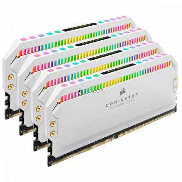 Corsair 32GB DDR4 3600MHz Kit(4x8GB) Dominator Platinum RGB White