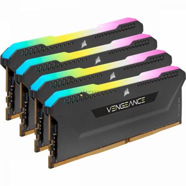 Corsair 32GB DDR4 3600MHz Kit(4x8GB) Vengeance RGB Pro SL Black