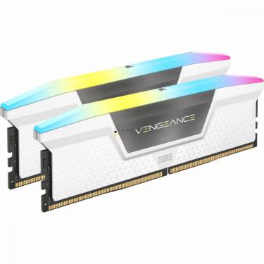 Corsair 32GB DDR5 5200MHz Kit(2x16GB) Vengeance RGB White