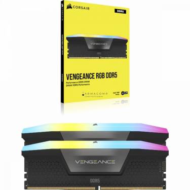 Corsair 32GB DDR5 5600MHz Kit(2x16GB) Vengeance RGB Black