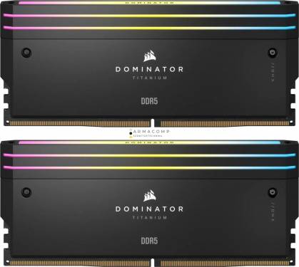 Corsair 32GB DDR5 6000MHz Kit(2x16GB) Dominator Titanium RGB Black