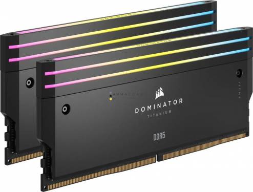 Corsair 32GB DDR5 6000MHz Kit(2x16GB) Dominator Titanium RGB Black