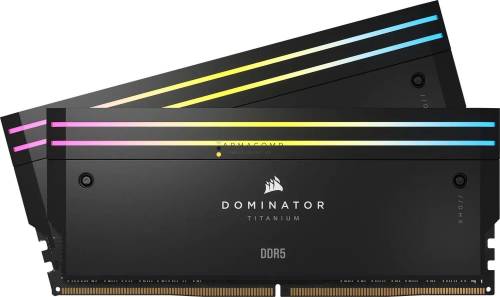 Corsair 32GB DDR5 6000MHz Kit(2x16GB) Dominator Titanium RGB Black