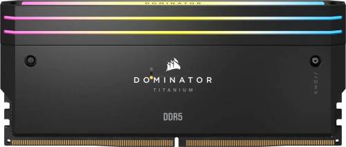 Corsair 32GB DDR5 6000MHz Kit(2x16GB) Dominator Titanium RGB Black