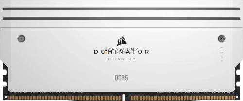 Corsair 32GB DDR5 6000MHz Kit(2x16GB) Dominator Titanium RGB White