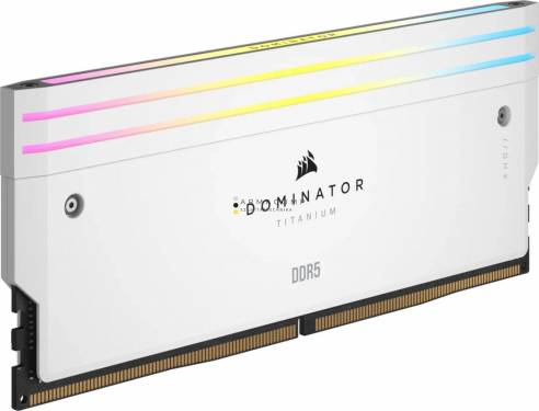 Corsair 32GB DDR5 6000MHz Kit(2x16GB) Dominator Titanium RGB White