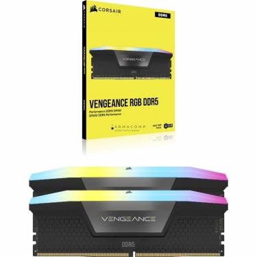 Corsair 32GB DDR5 6000MHz Kit(2x16GB) Vengeance RGB Black