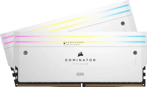 Corsair 32GB DDR5 6600MHz Kit(2x16GB) Dominator Titanium RGB White