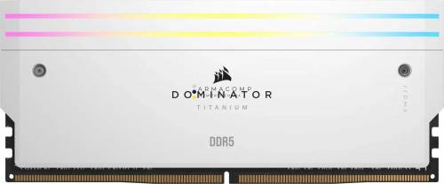 Corsair 32GB DDR5 6600MHz Kit(2x16GB) Dominator Titanium RGB White