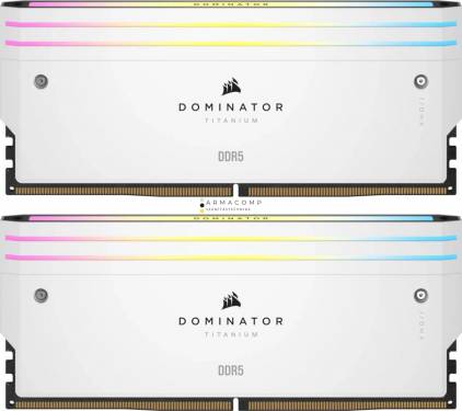 Corsair 32GB DDR5 7200MHz Kit(2x16GB) Dominator Titanium RGB White