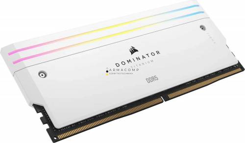 Corsair 48GB DDR5 7000MHz Kit(2x24GB) Dominator Titanium RGB White