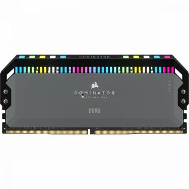 Corsair 64GB DDR5 5200MHz Kit(2x32GB) Dominator Platinum RGB AMD Expo Cool Grey