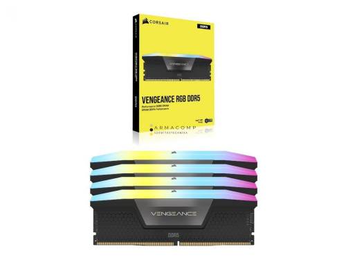 Corsair 64GB DDR5 5600MHz Kit(4x16GB) Vengeance RGB Black