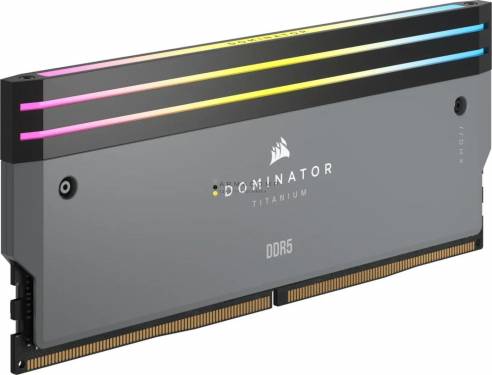 Corsair 64GB DDR5 6000MHz Kit(2x32GB) Dominator Titanium RGB Black