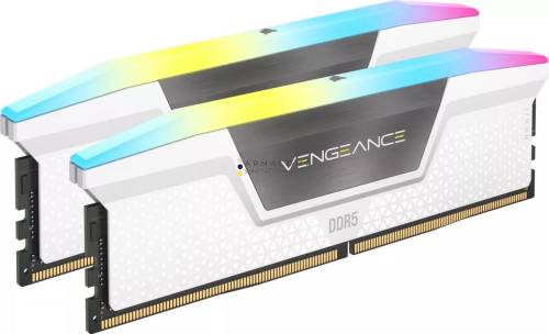 Corsair 64GB DDR5 6000MHz Kit(2x32GB) Vengeance RGB White