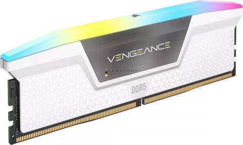 Corsair 64GB DDR5 6000MHz Kit(2x32GB) Vengeance RGB White