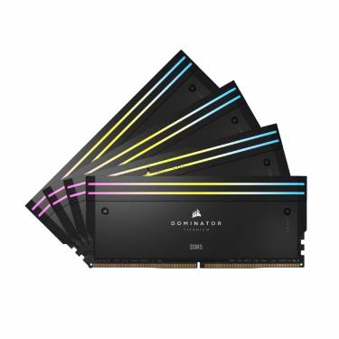 Corsair 64GB DDR5 6000MHz Kit(4x16GB) Dominator Titanium RGB