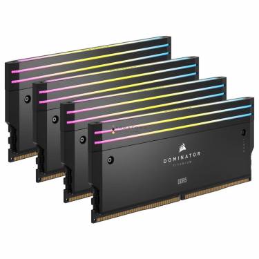 Corsair 64GB DDR5 6000MHz Kit(4x16GB) Dominator Titanium RGB