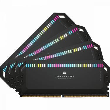 Corsair 64GB DDR5 6200MHz Kit(4x16GB) Dominator Platinum RGB Black